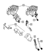 55398038AA - Fuel: Adjustable Pedal Assembly for Mopar Image