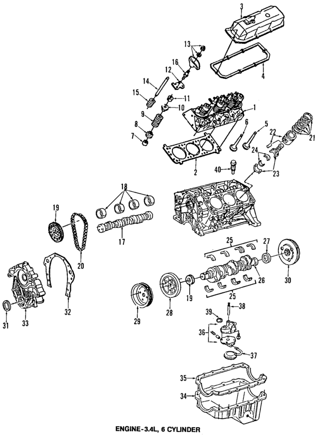 1104072 - Engine: Engine Oil Pump Drive Gear for GM Image
