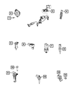 68217702AD - Electrical: Fluid Temperature Sensor for Mopar Image