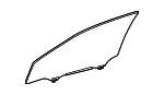 681010E102 - Body: Door Glass for Lexus: RX350, RX450h Image