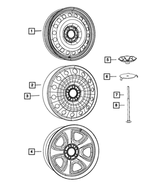 4755138AA - Wheels: Spare Tire Plate for Mopar Image