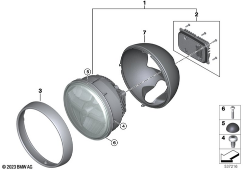 Headlight for 2026 BMW-Motorrad R 12 #0
