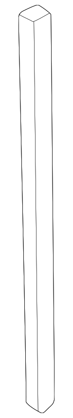 19013PAAA01 - Cooling System: Radiator Assembly Seal Strip for Honda: Accord Image