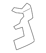 8W0802441 - Body: Reinforcement for Audi: A4, A4 allroad, A4 Quattro, A5 Quattro, A5 Sportback, RS5, RS5 Sportback, S4, S5, S5 Sportback Image