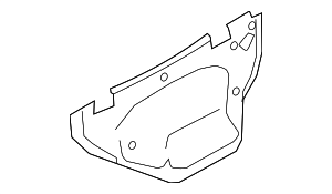 8W1863946A - Body: Sound Absorber Insulator for Audi Image