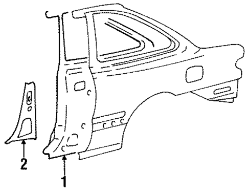 Inner Structure for 1997 Hyundai Accent #0