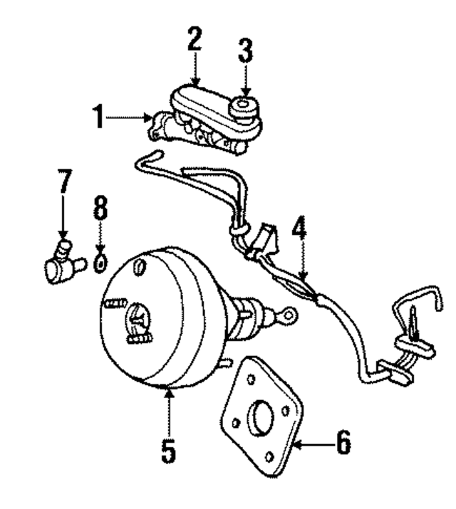 4616492AB - Brakes: Brake Booster for Mopar Image