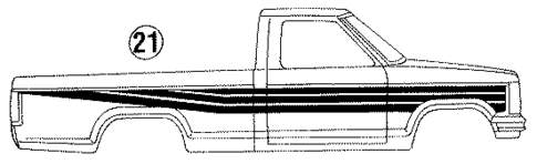 Stripe Tape for 1988 Ford Ranger #3