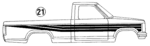 E9TZ1020000CD - Body: Stripe Tape for Ford: Ranger Image