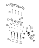 6511832AA - Fuel and Accelerator Pedal: 6 Lobe External Head Bolt for Mopar Image
