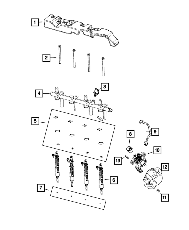 6511832AA - Fuel and Accelerator Pedal: 6 Lobe External Head Bolt for MOPAR Image