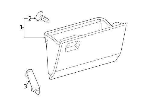 Glove Box for 2009 Toyota Yaris #0