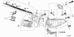 33303S2R003 - Electrical/Exhaust/Heater/Fuel: BULB, WEDGE (12V 21W) (AMBER) (STANLEY) for Acura Image