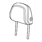 8Y0881901BCLY - Body: Headrest for Audi Image