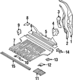 8972083310 - : Anchor Plate for Isuzu Image