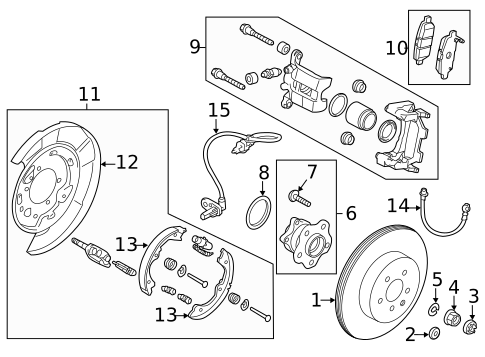 Anti-Lock Brakes for 2011 INFINITI M56 #1