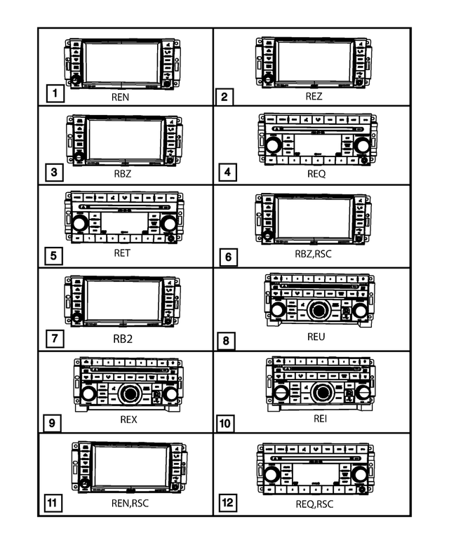 « 68051099AC –  : Radio Am/fm, Dvd 6 Disques, Map Nav Radio pour Mopar Image »