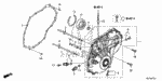 212305CG000 - Transmission - Automatic: COVER ASSY., L. SIDE for Honda Image
