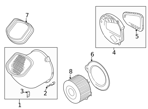 Air Inlet for 2000 Volkswagen EuroVan #0