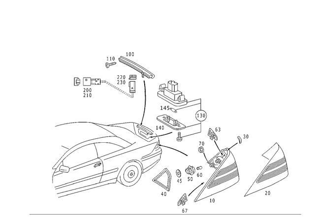 2158200111 - : Plate for Mercedes-Benz Image