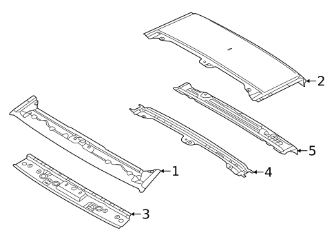 Roof & Components for 2014 Kia Sorento #1