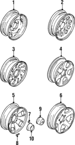 4321060A2027S - Suspension: Wheel for Suzuki Image