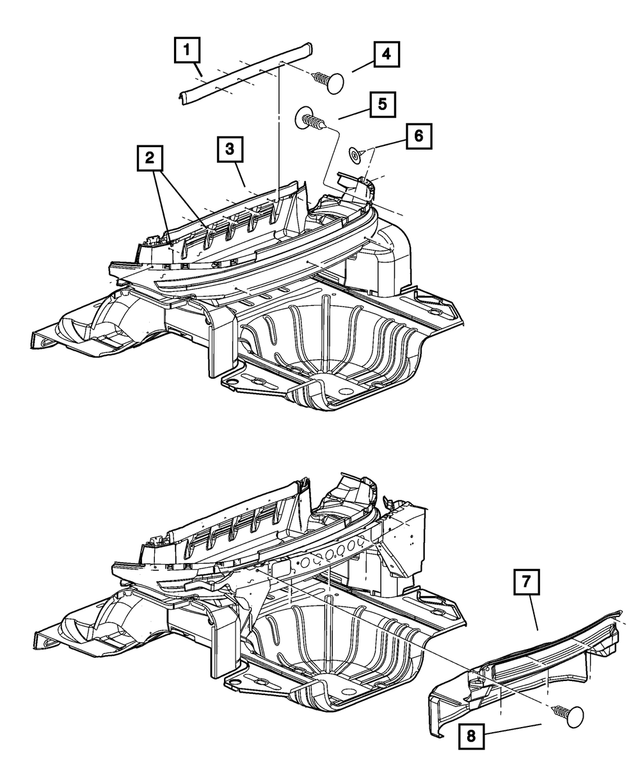 PE19DX9AC - Interior Trim: Seat Base Panel for Mopar Image