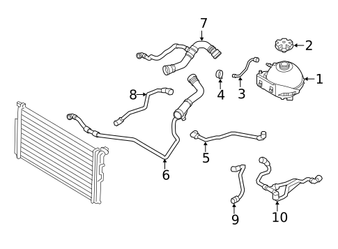Hoses & Pipes for 2015 BMW 428i xDrive #2