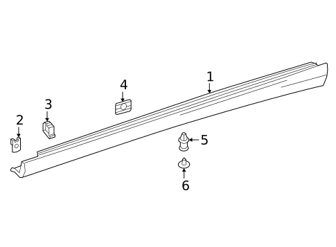 Exterior Trim - Pillars for 2017 Mercedes-Benz B 250e #0