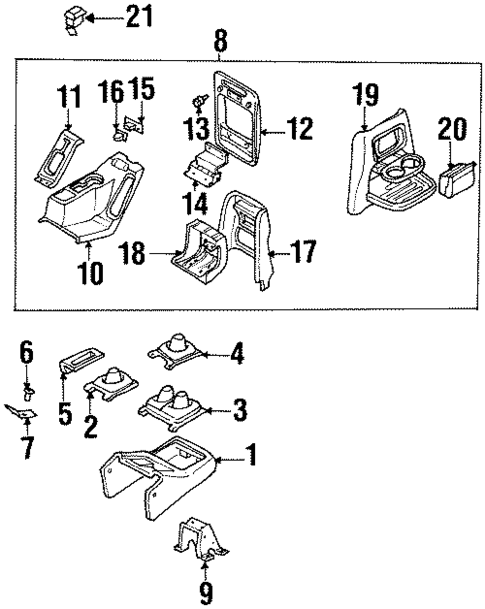 Center for 1999 Honda Passport #0
