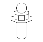 41627049895 - Body: Lift Cylinder Ball Stud for BMW: Z4 Image