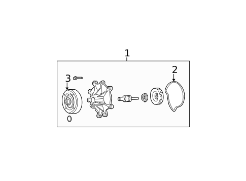 Water Pump & Related Components for 2002 Dodge Ram 1500 #0