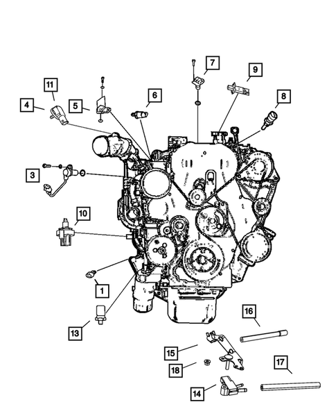 Sensors for 2007 Dodge Nitro #5