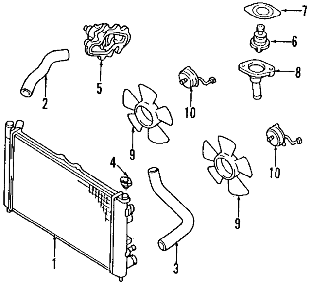 JE9615173A - : Thermostat Gasket for Mazda Image