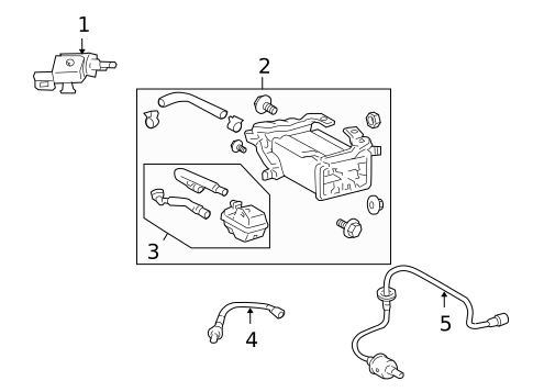 Emission Components for 2009 Lexus GS450h #0