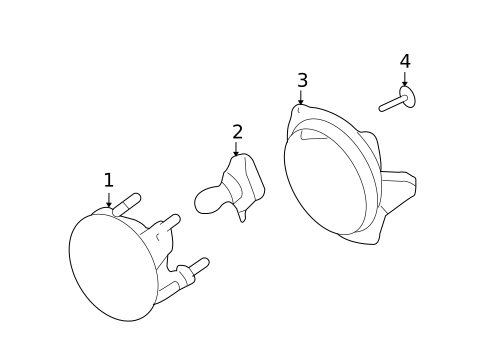 Bulbs - Chassis for 2010 Ford Escape #2