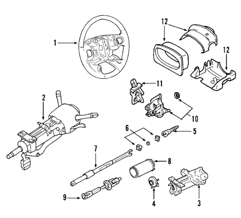 Steering Wheel for 2007 Cadillac CTS #0
