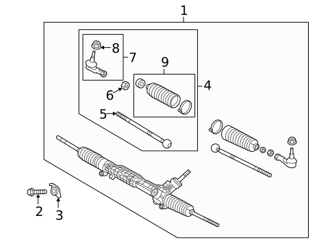 Steering Gear & Linkage for 2016 Land Rover LR4 #0