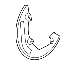 8A8Z2K004A - Brakes: Splash Shield for Ford: Flex, Taurus | Lincoln: MKS, MKT Image