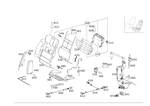 2219105150 - Driver Seat: Padding for Mercedes-Benz Image