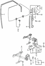 75226SA6921 - : Sash, L Front Door for Honda Image