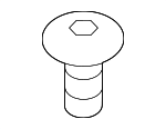 N91043201 - Electrical: Headlamp Assembly Upper Bolt for Volkswagen Image