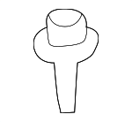 9008010342 - Body: Upper Tie Bar Bolt for Lexus: ES300, ES330, ES350, HS250h, IS300, NX250, NX350, NX350h, NX450h+ Image