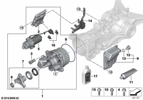 Rear-Axle-Drive for 2020 Mini JCW ALL4 #0
