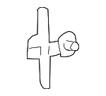 82711AA010 - Body: Front Hose Upper Retainer for Toyota: Camry Image