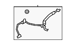 32416796370 - Steering: Upper Return Line for BMW Image