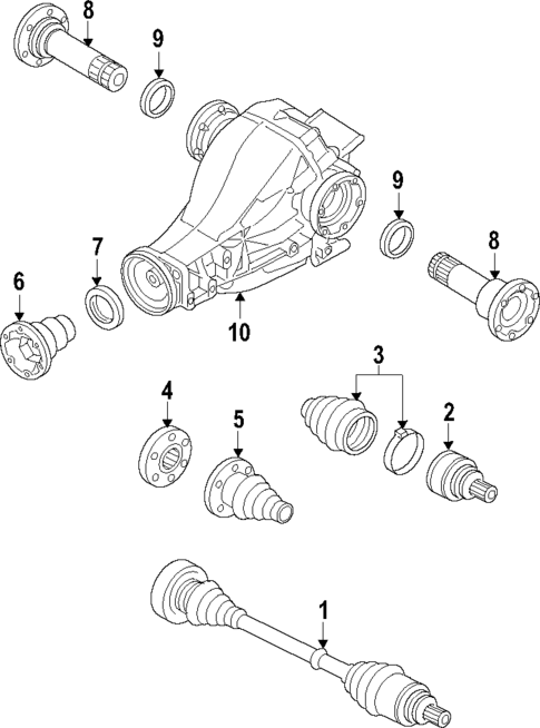 Axle Shafts & Joints for 2013 Audi A6 #0