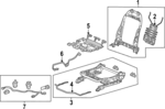 81136T39A01 - : Cushion Frame for Acura Image