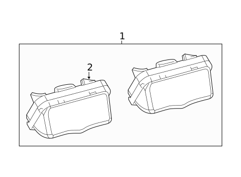 License Lamps for 2021 Toyota Avalon #0