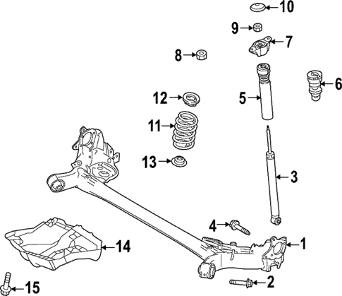 Rear Suspension for 2021 Mazda CX-30 #6